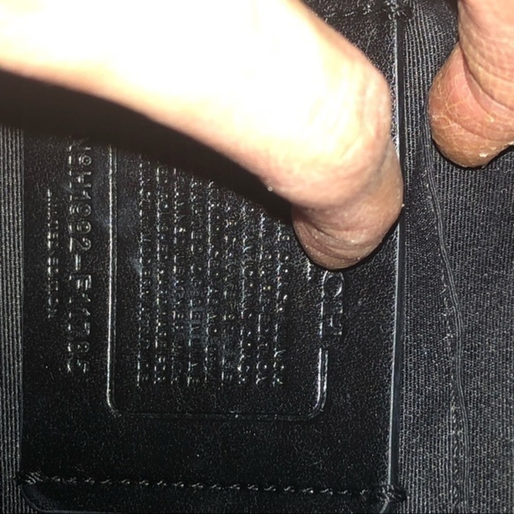 Coach black leather vintage remake reissue lunch box pail bag - Picture 6 of 16